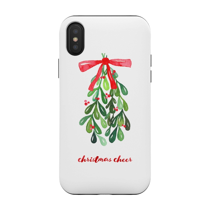 iPhone Xs / X StrongFit Christmas Cheer by Noonday Design