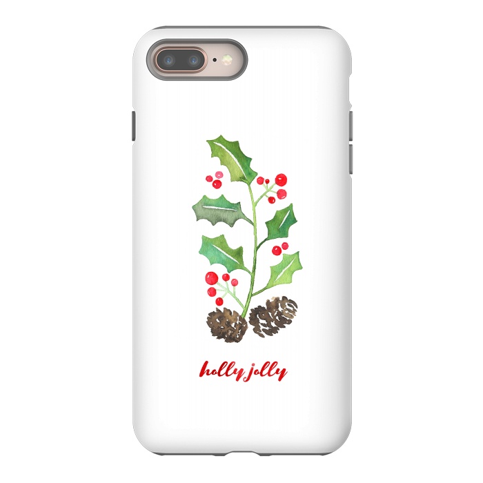 iPhone 7 plus StrongFit Holly Jolly by Noonday Design
