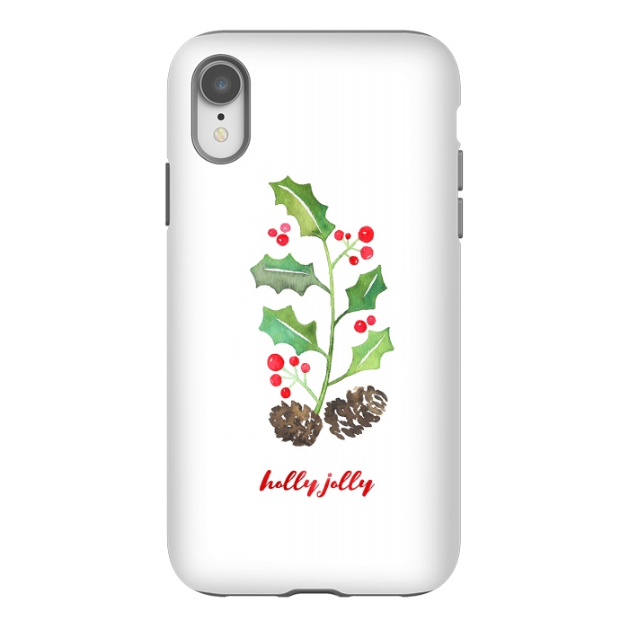 iPhone Xr StrongFit Holly Jolly by Noonday Design