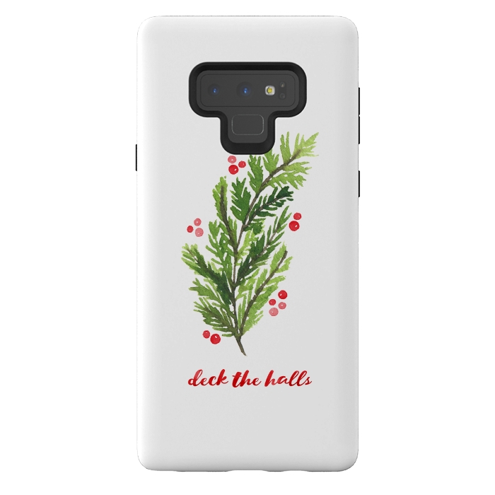 Galaxy Note 9 StrongFit Deck the Halls by Noonday Design