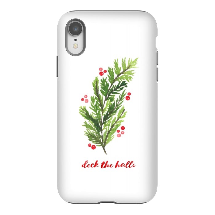 iPhone Xr StrongFit Deck the Halls by Noonday Design