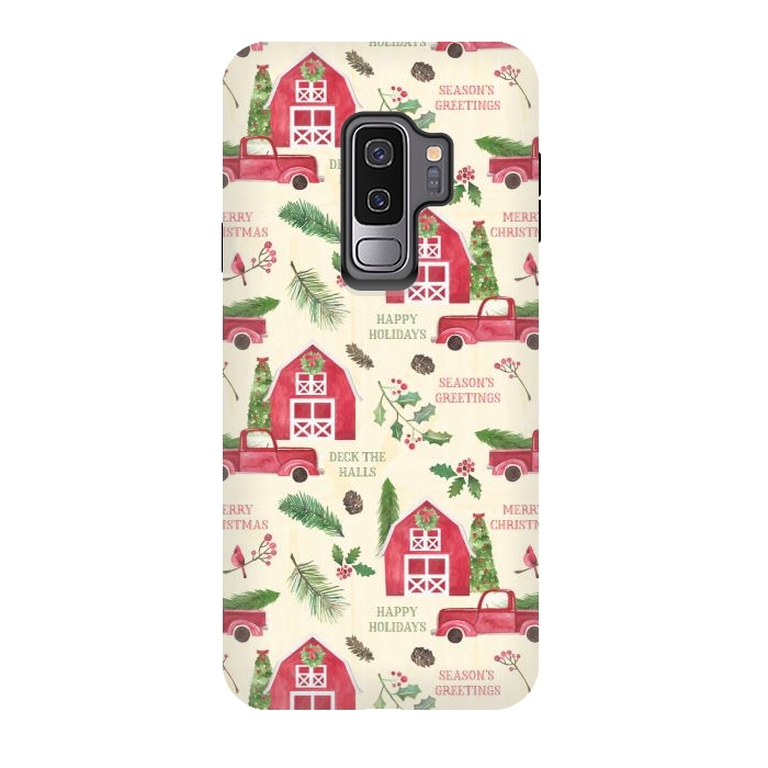 Galaxy S9 plus StrongFit Home for the Holidays by Noonday Design