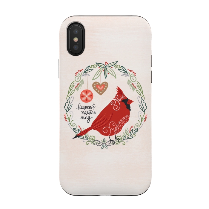 iPhone Xs / X StrongFit Heaven and Nature Sing by Noonday Design