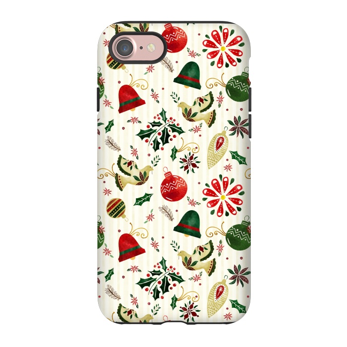iPhone 7 StrongFit Ornate Christmas Ornaments by Noonday Design