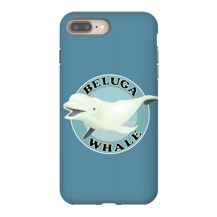 iPhone 7 plus StrongFit Beluga Whale by Mangulica