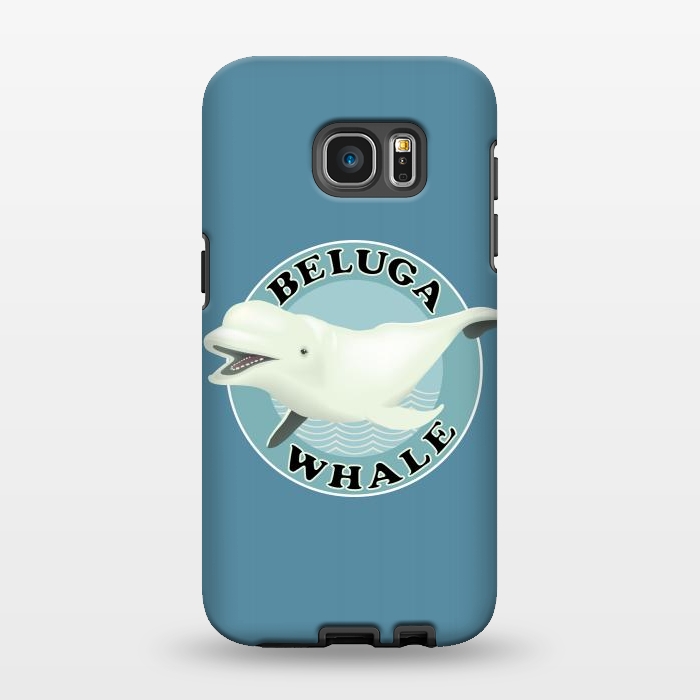 Galaxy S7 EDGE StrongFit Beluga Whale by Mangulica