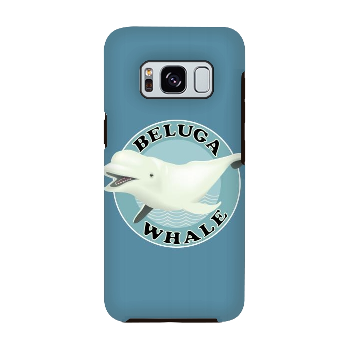 Galaxy S8 StrongFit Beluga Whale by Mangulica
