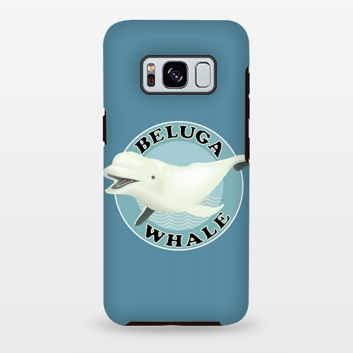 Galaxy S8 plus StrongFit Beluga Whale by Mangulica