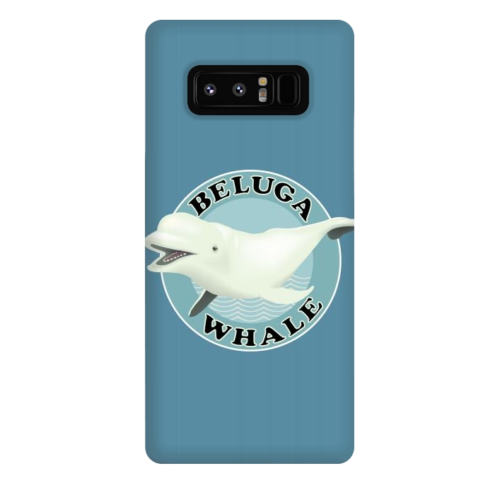 Galaxy Note 8 StrongFit Beluga Whale by Mangulica
