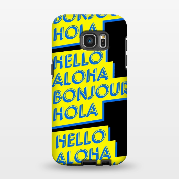 Galaxy S7 EDGE StrongFit hello aloha by MALLIKA