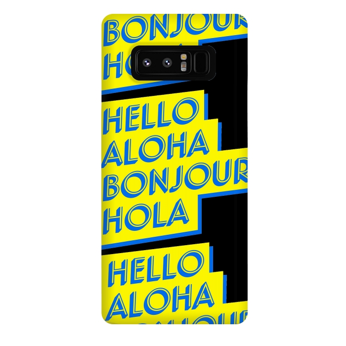 Galaxy Note 8 StrongFit hello aloha by MALLIKA