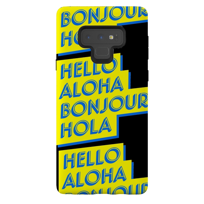 Galaxy Note 9 StrongFit hello aloha by MALLIKA