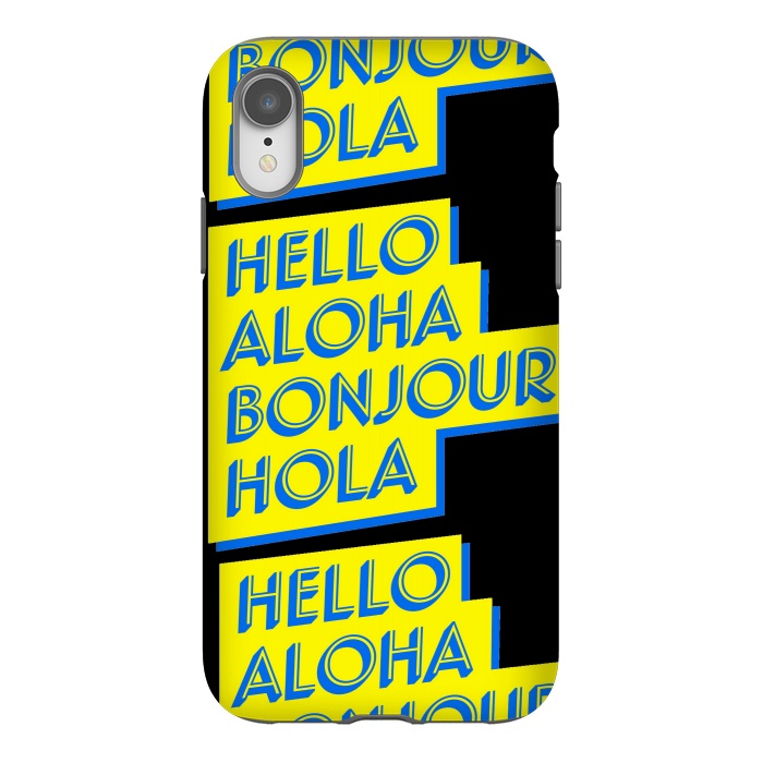 iPhone Xr StrongFit hello aloha by MALLIKA