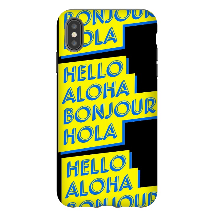 iPhone Xs Max StrongFit hello aloha by MALLIKA