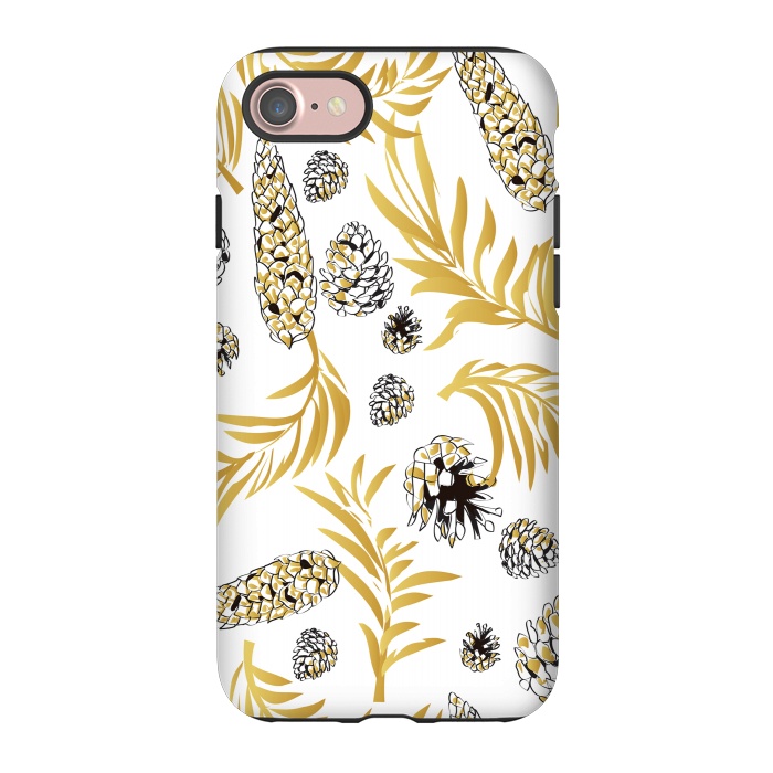 iPhone 7 StrongFit #Christmas #Pattern #Pine #Snow 1 by Bledi