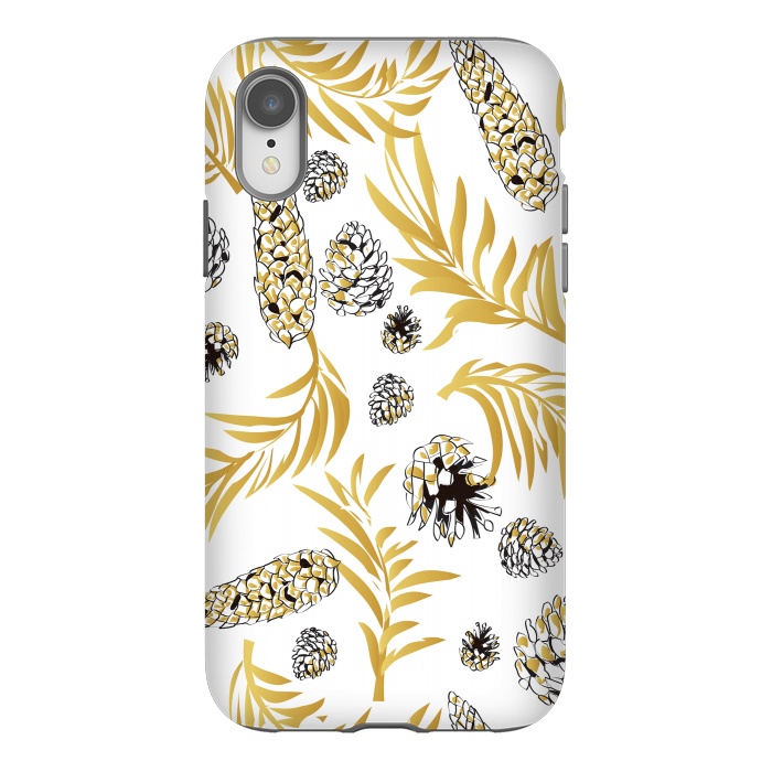 iPhone Xr StrongFit #Christmas #Pattern #Pine #Snow 1 by Bledi