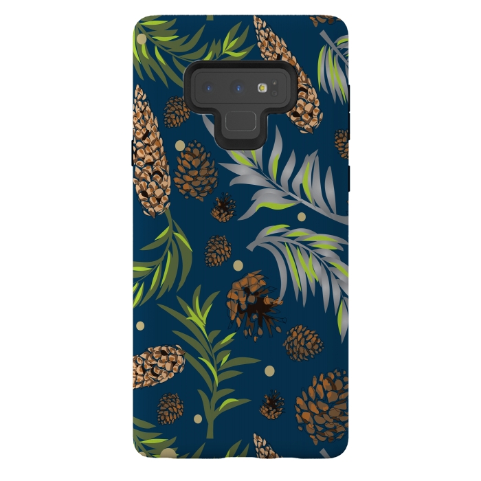 Galaxy Note 9 StrongFit #Christmas #Pattern #Pine #Snow 3 by Bledi