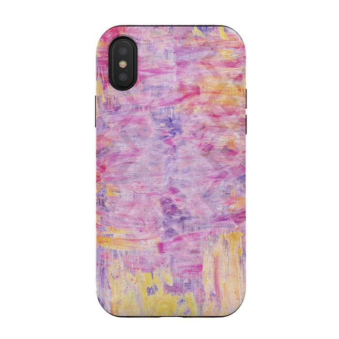 iPhone Xs / X StrongFit Abstract Painting II by Art Design Works