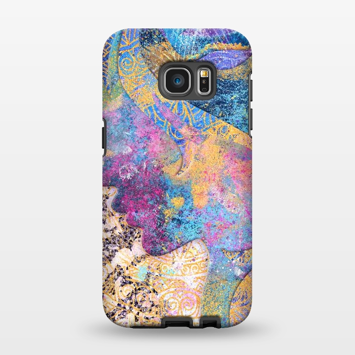 Galaxy S7 EDGE StrongFit Abstract Painting VIII by Art Design Works