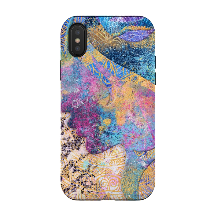 iPhone Xs / X StrongFit Abstract Painting VIII by Art Design Works