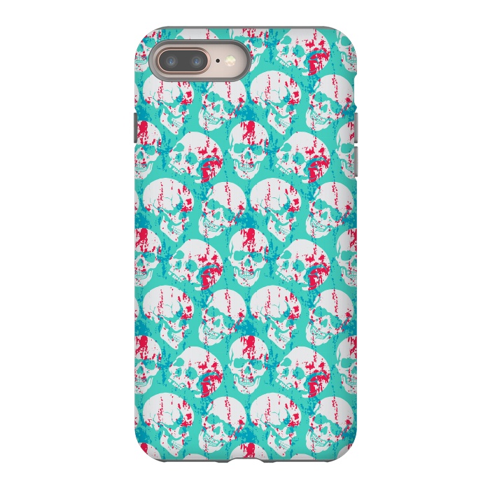 iPhone 7 plus StrongFit Skulls Pattern I by Art Design Works