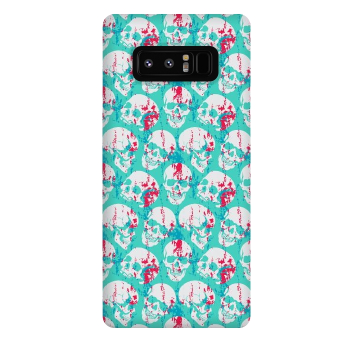 Galaxy Note 8 StrongFit Skulls Pattern I by Art Design Works