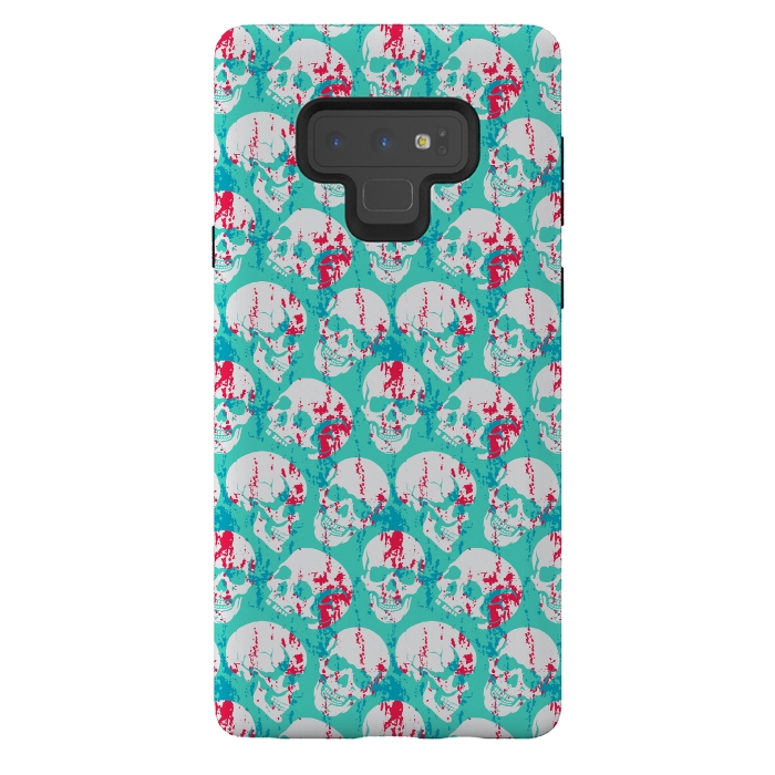 Galaxy Note 9 StrongFit Skulls Pattern I by Art Design Works