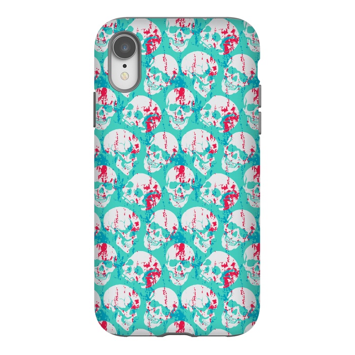 iPhone Xr StrongFit Skulls Pattern I by Art Design Works