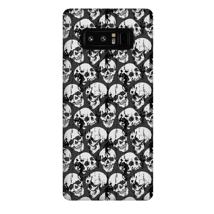 Galaxy Note 8 StrongFit Skulls Pattern II by Art Design Works