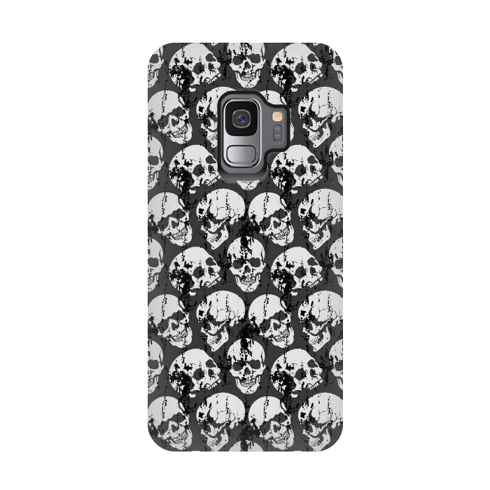 Galaxy S9 StrongFit Skulls Pattern II by Art Design Works