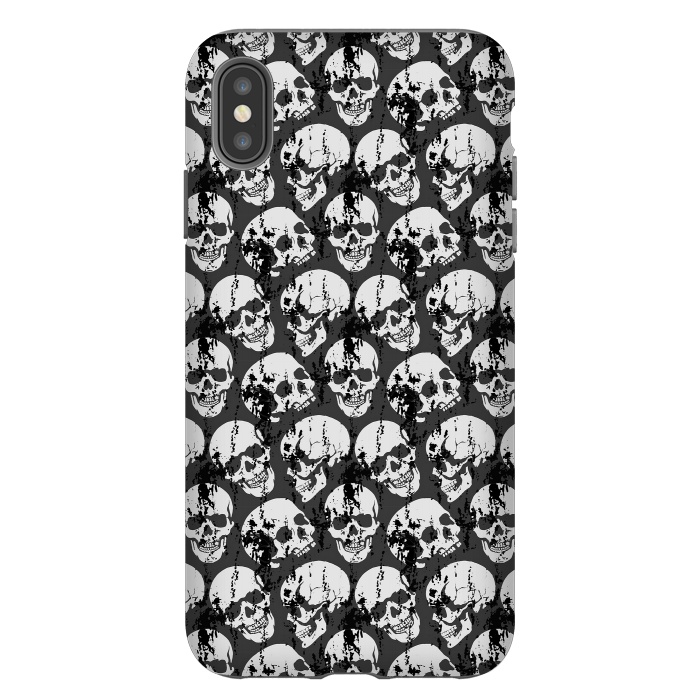 iPhone Xs Max StrongFit Skulls Pattern II by Art Design Works