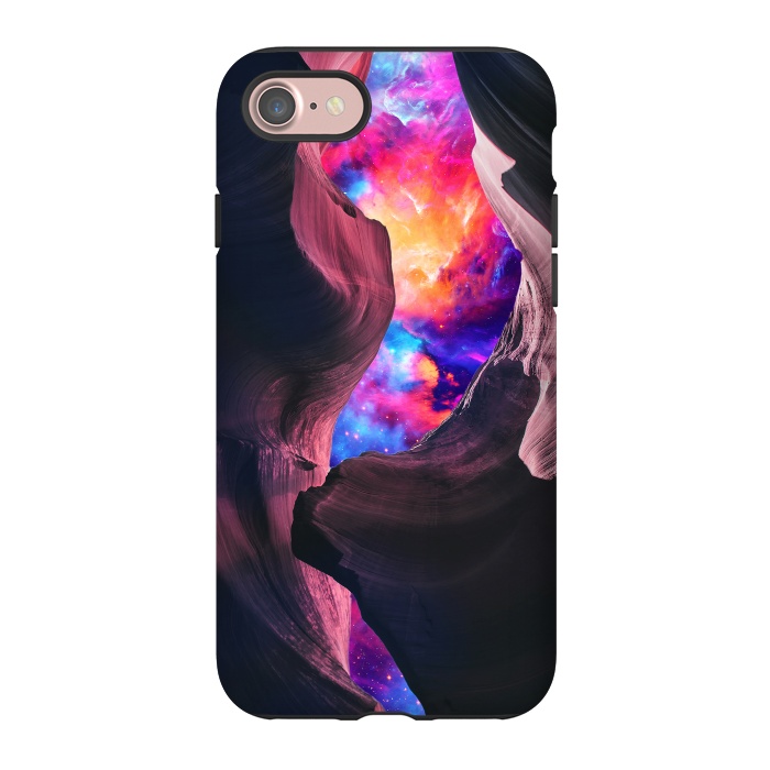 iPhone 7 StrongFit Grand Canyon with Colorful Space Collage by Art Design Works