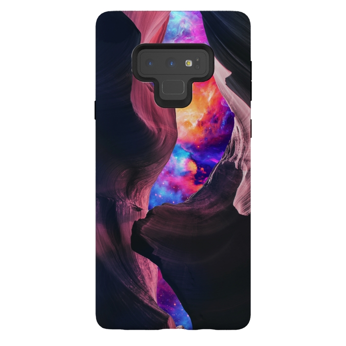 Galaxy Note 9 StrongFit Grand Canyon with Colorful Space Collage by Art Design Works