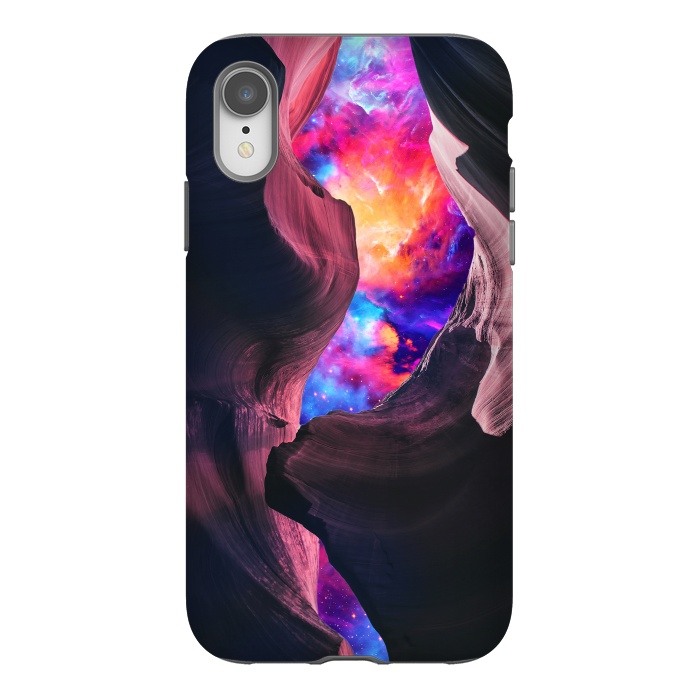 iPhone Xr StrongFit Grand Canyon with Colorful Space Collage by Art Design Works