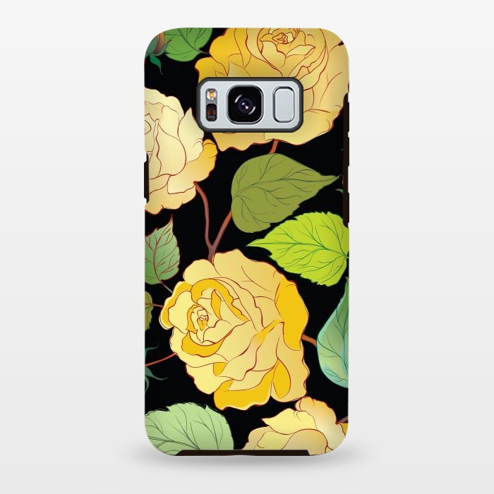 Galaxy S8 plus StrongFit Colorful Roses 3 by Bledi