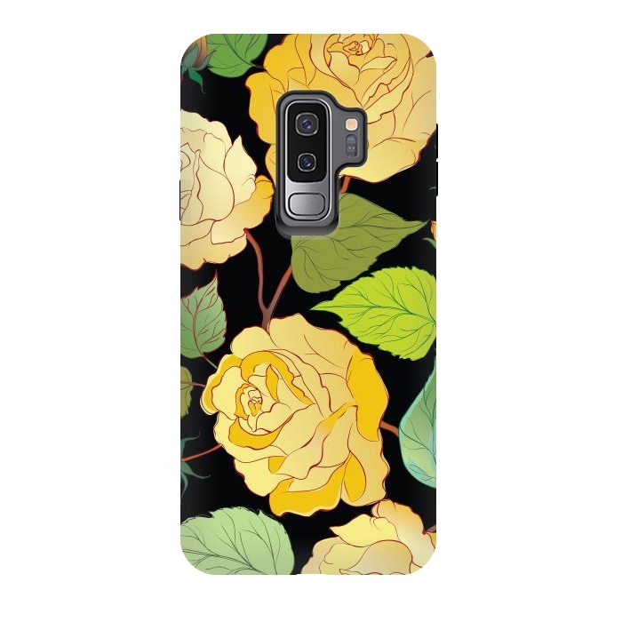 Galaxy S9 plus StrongFit Colorful Roses 3 by Bledi