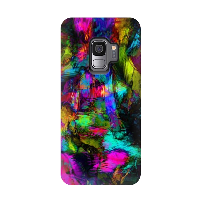 Galaxy S9 StrongFit Chaos Blue by Josie
