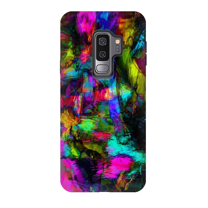 Galaxy S9 plus StrongFit Chaos Blue by Josie