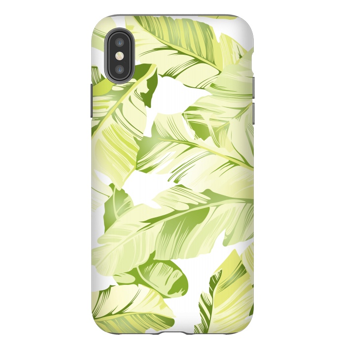 iPhone Xs Max StrongFit Banana leaves by Bledi