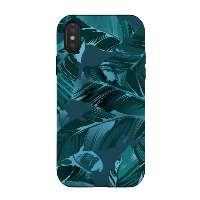 iPhone Xs / X StrongFit Banana leaves 3 by Bledi