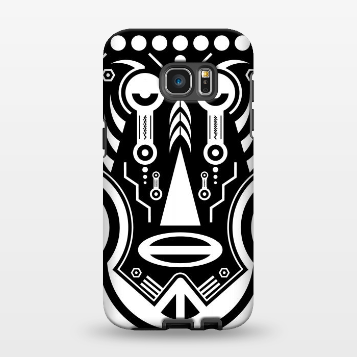 Galaxy S7 EDGE StrongFit aztec african tattoo by TMSarts