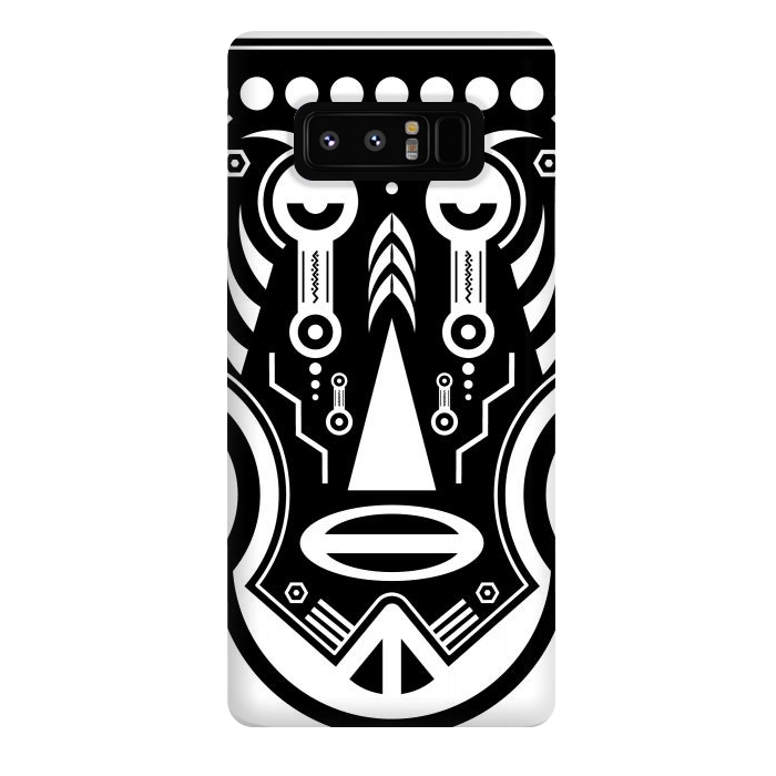 Galaxy Note 8 StrongFit aztec african tattoo by TMSarts
