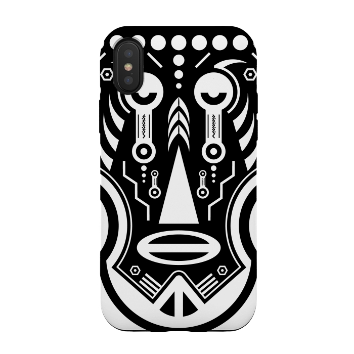iPhone Xs / X StrongFit aztec african tattoo by TMSarts