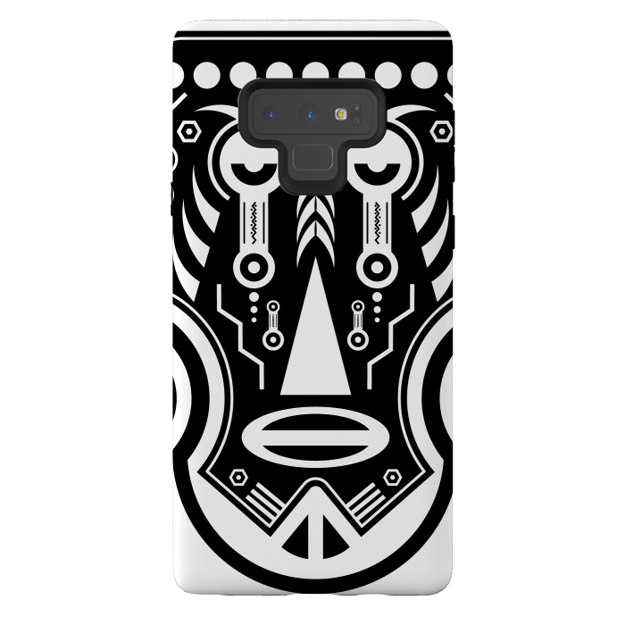 Galaxy Note 9 StrongFit aztec african tattoo by TMSarts
