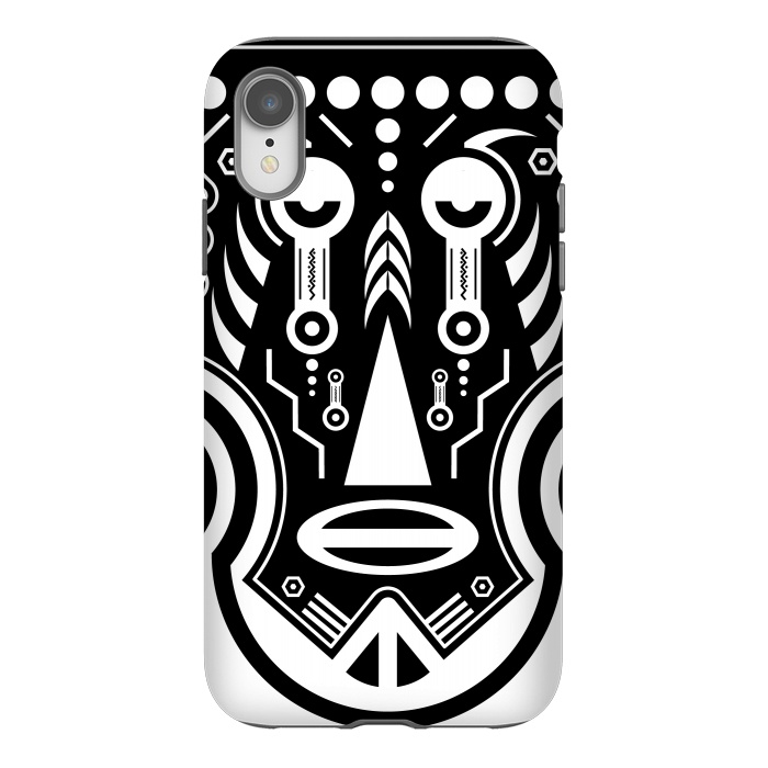 iPhone Xr StrongFit aztec african tattoo by TMSarts