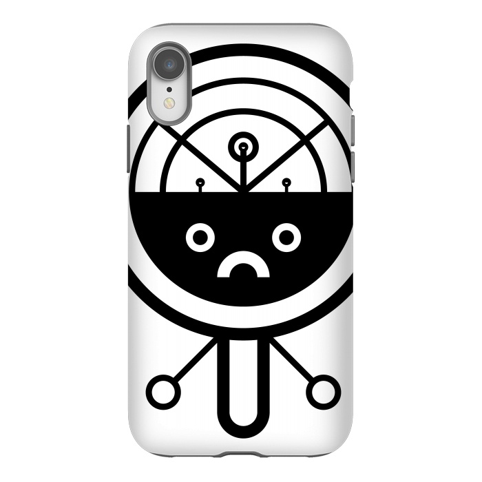 iPhone Xr StrongFit alien head by TMSarts