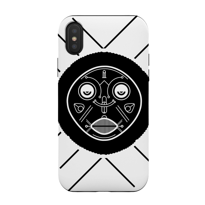 iPhone Xs / X StrongFit baluba tribal by TMSarts