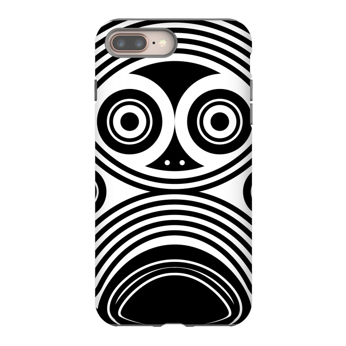 iPhone 7 plus StrongFit scary owl eyes by TMSarts