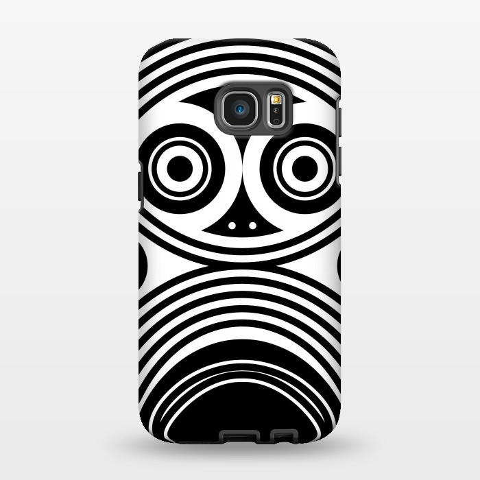 Galaxy S7 EDGE StrongFit scary owl eyes by TMSarts