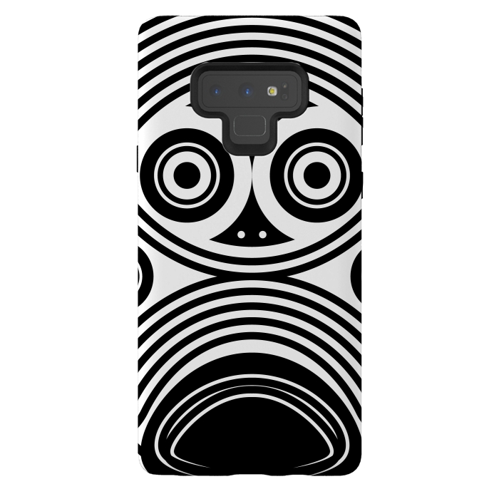 Galaxy Note 9 StrongFit scary owl eyes by TMSarts